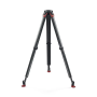 Sachtler flowtech 75 Trépied avec pieds en caoutchouc et poignée